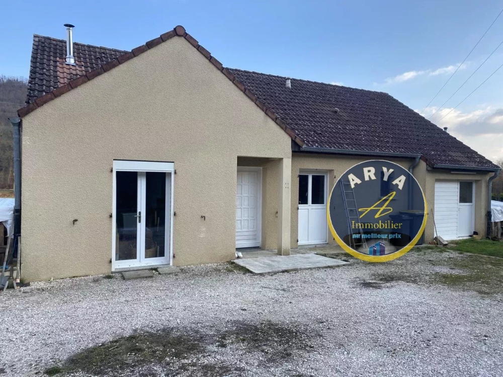 Maison de plain-pied, à Saint Victor Sur Ouche avec belle vue,  3 chambres, atelier-buanderie sur beau terrain, ARYA IMMOBILIER, estimation gratuite sous 48h