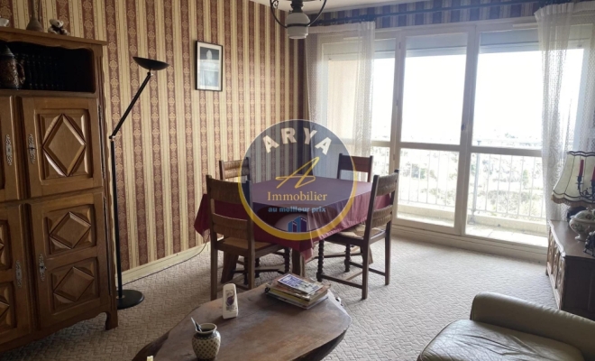 Bel appartement 65 m2 , deux chambres, balcon, cave, garage, ARYA Immobilier, estimation gratuite sous 48 h