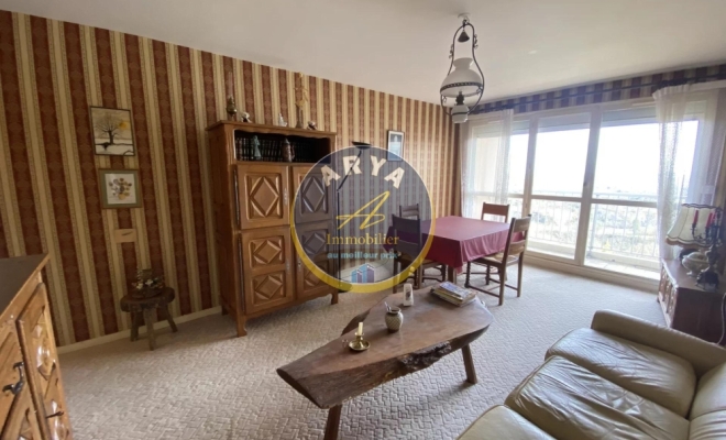 Bel appartement 65 m2 , deux chambres, balcon, cave, garage, ARYA Immobilier, estimation gratuite sous 48 h