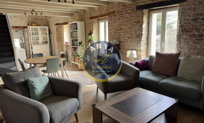 Maison en pierre de caractère avec jardin et garage Mâlain - Proche DIJON, Dijon, ARYA Immobilier