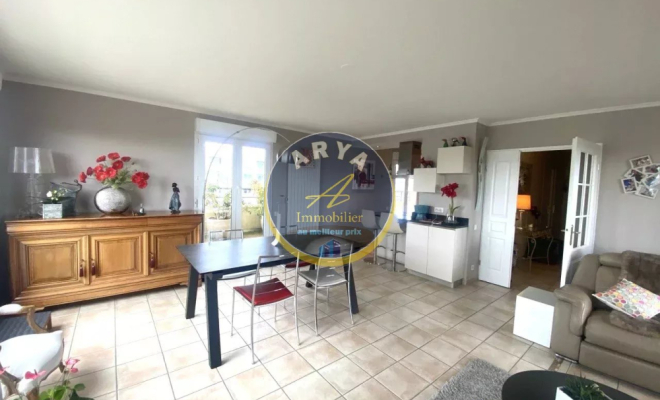 Superbe appartement lumineux avec terrasse panoramique – Dernier étage avec ascenseur, grand garage double, trois chambres, Dijon Toison d'Or, ARYA IMMOBILIER, Estimation sous 48h