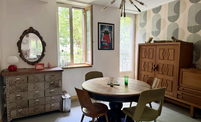 Maison cocon en pierre avec jardin, studio indépendant et vue sur l'Ouche – Dijon Centre, Dijon, ARYA Immobilier